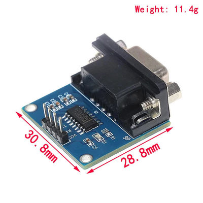 5.5V MAX3232 MAX232 Modülü RS232 TTL Seri Port Dönüştürücü DB9 Bağlantısı