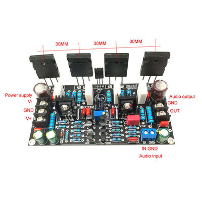 A1943/C5200 Yüksek Güç Tüplü ve Geniş Güç Kaynağı Aralığına sahip 200W Mono Güç Amplifikatörü Kartı
