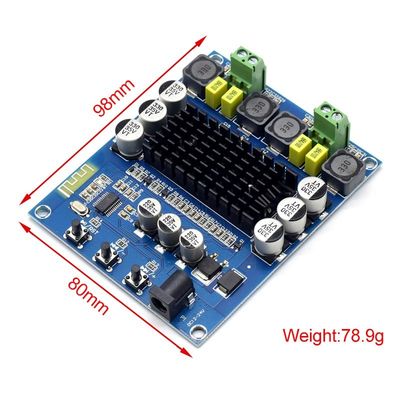 CA-3168B Kablosuz Dijital Amplifier Board DC12-24V 2*50W Çıkış Gücü TPA3116D2