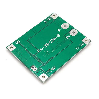 3S 25A Li-Ion 18650 BMS PCM Li-Ion Lipo Bataryası için Denge ile Pil Koruma Kartı
