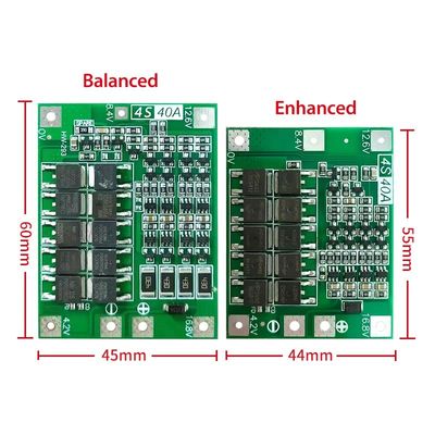 CA-4S-40A Li-Ion Batarya Şarj Aracı Lipo Cell Modülü PCB BMS Koruma Kartı