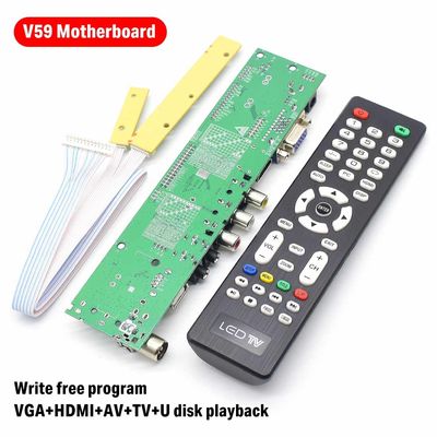 HDVX9-AS V4.5 Evrensel LED TV Ana tahtası V59 Evrensel LCD LED TV Denetleme tahtası