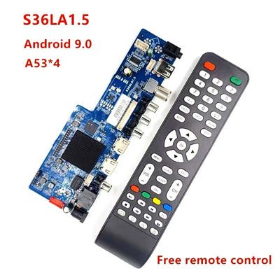 Evrensel 32 Inç 1 + 8G Akıllı LED TV Devre Kartı 12V Voltajlı PCB Temelli Ana Kart