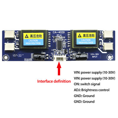 CA-4029 4 Lambalar Inverter Board LED Arkaplan Işıkları Sürücü Board 15-22 Inch PC Monitörü İçin AVT4029