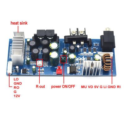 CA-3116A TPA3116 Çip 2*50W 8-24V Amplifier Modülü ile Dijital Subwoofer Amplifier Board