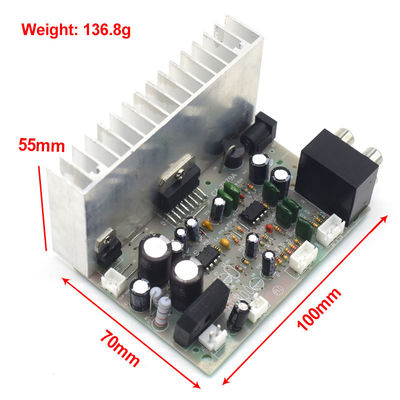 CA-7379A TDA7379 Çip 2*38W AC/DC 12V AMP Modülü ile Dijital Subwoofer Amplifier Board
