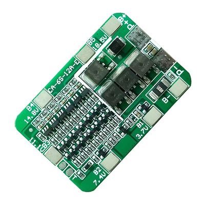 CA-6S-12A-E 24V PCB BMS Koruma Kartı 6 Paket 18650 Li Ion Lityum Pil Modülü için