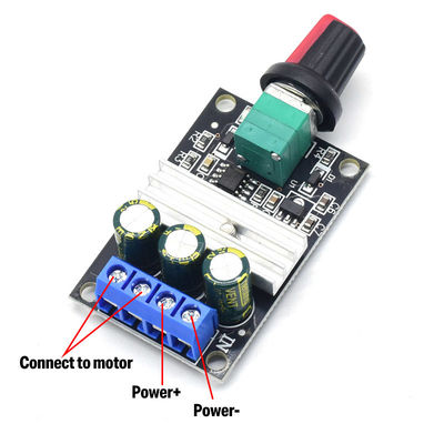 CA-103A PWM DC Motor Hız Kontrolörü 6V 12V 24V 28V 3A Hız Değiştiricisi 1203BK