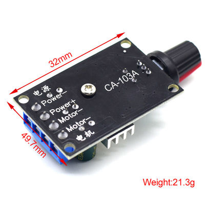 CA-103A PWM DC Motor Hız Kontrolörü 6V 12V 24V 28V 3A Hız Değiştiricisi 1203BK