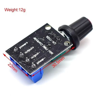 CA-110A 5V / 12V 10A PWM DC Motor Hız Kontrolörü Adımsız Hız Düzenleyicisi LED Dimmer Güç Yöneticisi Motor Sürücü Tabloları