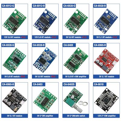 CA-8469 5V Sınıf D PAM8403 5.0 Bluetooth Ses Güç Amplifikatörü Modülü Kartı Dijital Bileşen