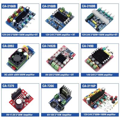 CA-3168 2*50W Kablosuz Dijital Güç Amplifikatörü Kartı Çift Kanal TPA3116D2 DIY Hoparlör Amplifikatör Modülü Doğrusal Amplifikatör