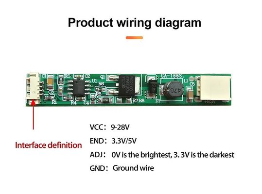 CA-166S IGBT Modülü Evrensel LED Arkaplan Işığı Sürücü Tablosu dizüstü bilgisayar Yüksek Voltaj Sürekli Akım Çıktısı Düzenlenebilir Modül