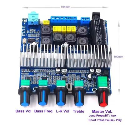 CA-3169B 2.1 Kanal Ses 5.0 HIFI Güçlü Subwoofer Stereo Equalizer Yüksek Sadakatli Ses Gücü Amplifier Board