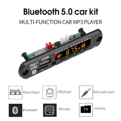 Renkli ekran ve uzaktan kumanda güçlendirici ile araba güçlendirici Bluetooth ses modülü