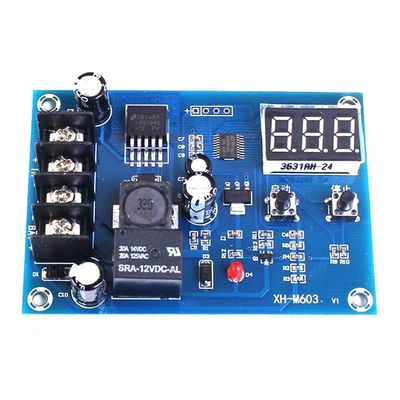 XH-M603 12-24V Depolama Lityum Pil Şarjı Kontrol Anahtar Koruma Panosu LED Ekranla