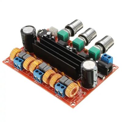 2.1 Kanal Dijital Güçlendirici Kartı TPA3116D2 Çip 50Wx2 Çıktısı ve 12V-24V Güç Tedarikçisi
