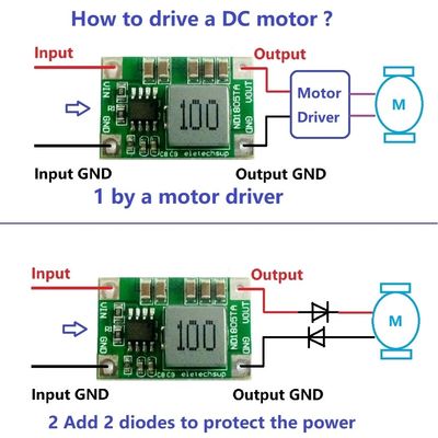 Standart Montaj Tipi DC-DC Dönüştürücü Kartı 4.5V-18V'den 3V-6V'ye Voltaj Düzenlemesi