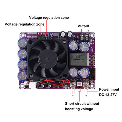 500W 25A Araba Gücü Amplifier Güç kaynağı modülü DC-DC Step Up Boost Converter Boost Modülü