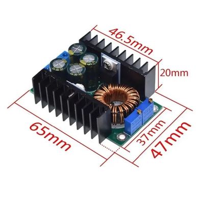 DC-DC 9A 300W Buck Değiştiricisi 150W Boost Değiştiricisi 5-40v'den 1.2-35v'ye Güç Modülü Step Down Değiştiricisi