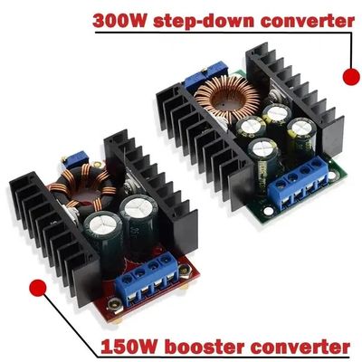 DC-DC 9A 300W Buck Değiştiricisi 150W Boost Değiştiricisi 5-40v'den 1.2-35v'ye Güç Modülü Step Down Değiştiricisi