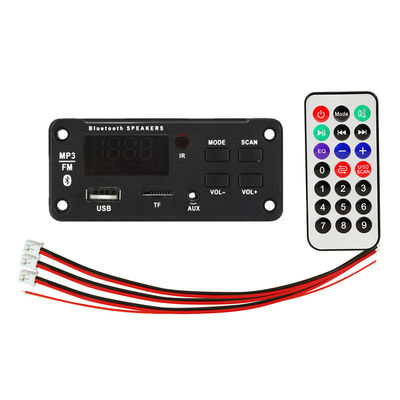 USB TF FM Radyo ve 5.0 Kanal ile 50W Bluetooth 5.0 Araba Ses Güçlendirici Modülü