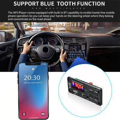 2 * 25W 50W Araba Ses USB TF FM Radyo Bluetooth MP3 Güçlendirici Modülü 5.0 Kanal
