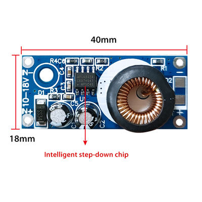 DC-DC Değiştiricisi Adım Aşağı Voltaj PCB Devre Kartı 10-18V Güç Tedarik Modülü IC'leri
