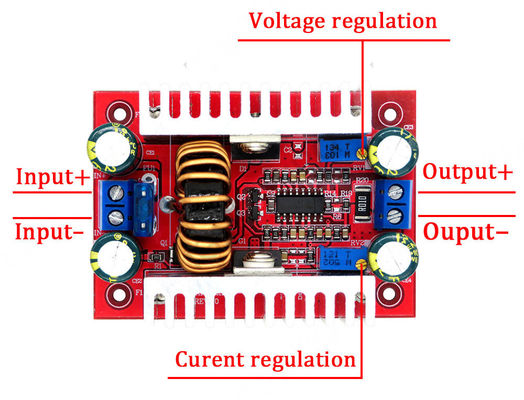 3-5V DC 400W 15A Step-up LED Sürücü Şarj Aracı Voltaj Artırma için Güç Tedarik Modülü