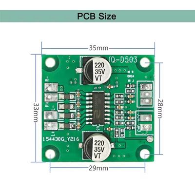 Mini Amplifier 2*40W DC 5V-26V Güç Amplifier Modülü Alıcılar Amplifier Board