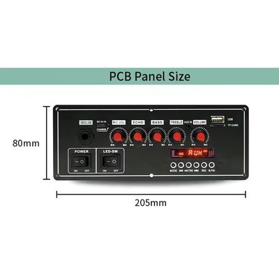 Ses kaydedici fonksiyonu 2x20W 7.4V Kablosuz Kablolu Mikrofon Trolley Hoparlör Ses Bt Dekoder Amplifier Board