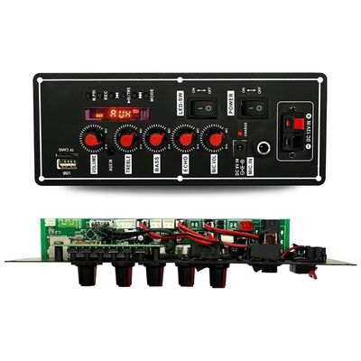 Kablosuz Kablolu Mikrofon FM Radyo ve Bt Dekoder Amplifier Board ile Trolley Hoparlör