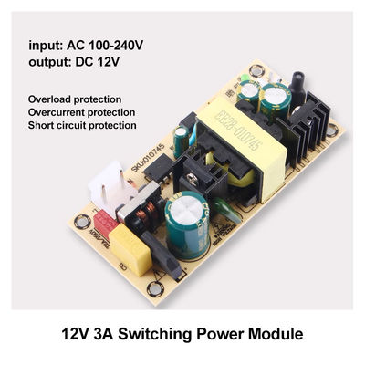 Standart montaj için AC/DC dönüştürücü kartı montu 12V3A/24V1.5A güç kaynağı modülü