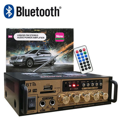 Ev Ses Güçlendirici 2 Kanal 2.0 ve BT Kartlı Mini 12V Kayıpsız U Disk Radyo