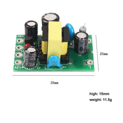 Standart Montaj Tipi 6W çıkış gücü olan AC-DC 110-220V anahtarlama güç kaynağı modülü