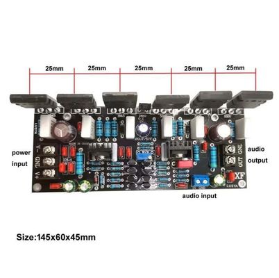 300W Tek Kanal 1943 5200 Toshiba Transistor Ses Güçlendiricisi için Arka Sahne Yükseltmesi
