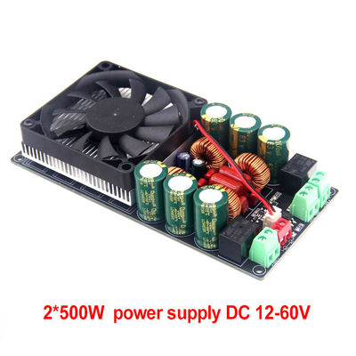 2X500W Sınıf D Dijital Stereo Güç Güçlendirici Kart 12V-48V Araba Karaoke Ev Tiyatrosu Alt Sesli Hoparlör