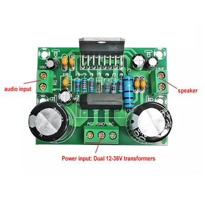 100W Mono Amplifier Board TDA7293 Çift AC12-32V 2 Kanal için Ultra Geniş Güç kaynağı 2.0