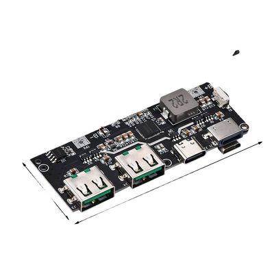 22.5W QC4.0 PD3.0 5 Port Çift USB Mobil Güç Bankası Devre Kartı Koruma Ana Kartı