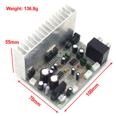 Profesyonel Amplifier Dijital Subwoofer Amplifier Board AC/DC 12V 2*38W TDA7379