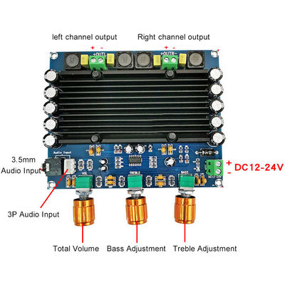 2 Kanallı Profesyonel Güçlendirici TPA3116D2 2*150W Digital Audio Board for Amplifiers