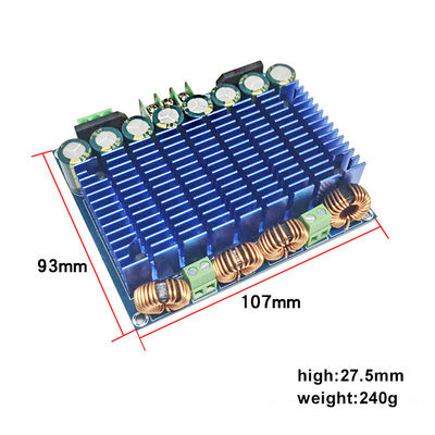 2.0 Kanallar Çift Çipli 420W*2 Sınıf D Dijital Ses Güçlendirici Kartı