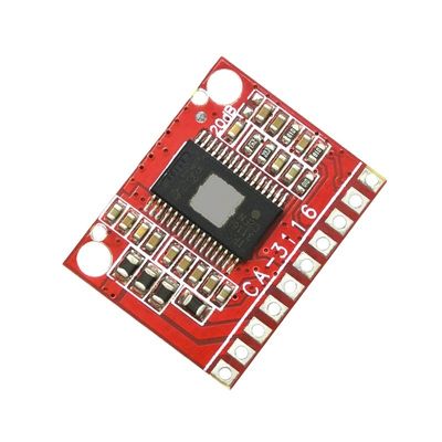 50W Çift Kanal TPA3116D2 Güç Amplifier Modülü DC 4.5V ~ 24V ve Ses Stereo Kartı için POP Gürültüsü Yok