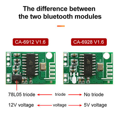 12V DC Güç Güçlendirici Modülü Yönetim Kurulu 23*15MM Özel Kalıp NO Bluetooth 5.1 Hoparlör