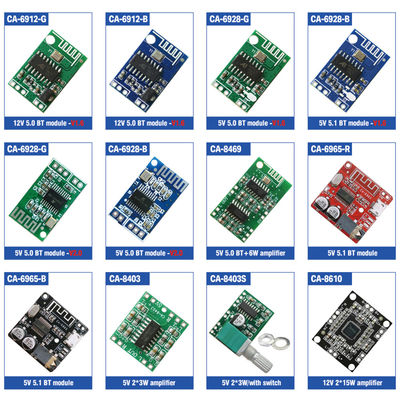 1 Kanal CA-6912 BT Ses Modülü 12V DC Hoparlör Amplifier Board Dijital Çıkış