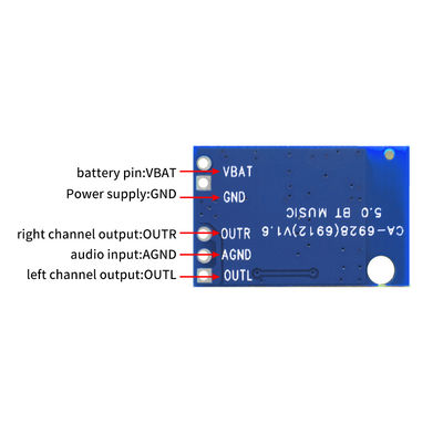 Dijital Güçlü Bluetooth 5.1 Ses Güçlendirici Paneli 12VDC Hoparlör Güçlendirici Modülü 23*15MM