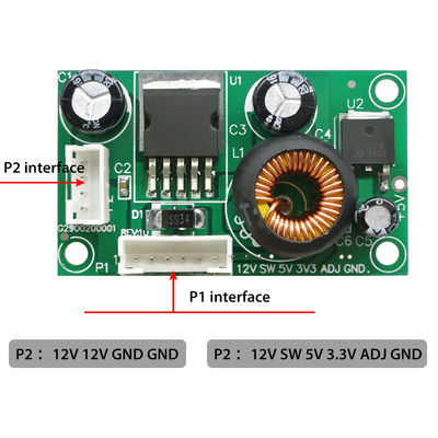 BENQ Güç Tedarik Modülü LED LCD 12V'den 5V'ye 3.3V'ye Düşük Voltaj Değiştirme Panosu