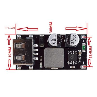 Hızlı şarj devresi panosu 24V güç kaynağı modülü USB QC3.0 QC2.0 dönüştürücüye