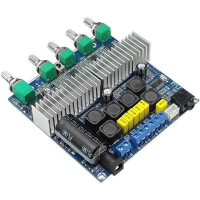 CA-3169B Yüksek Kaliteli Ses ve Kompakt 100x75x30mm Tasarımlı 2.1 Kanal Ses Güç Amplifikatörü Kartı