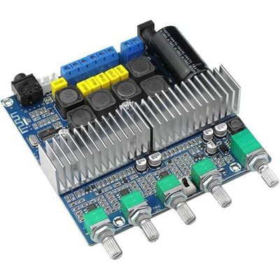 CA-3169B Yüksek Kaliteli Ses ve Kompakt 100x75x30mm Tasarımlı 2.1 Kanal Ses Güç Amplifikatörü Kartı